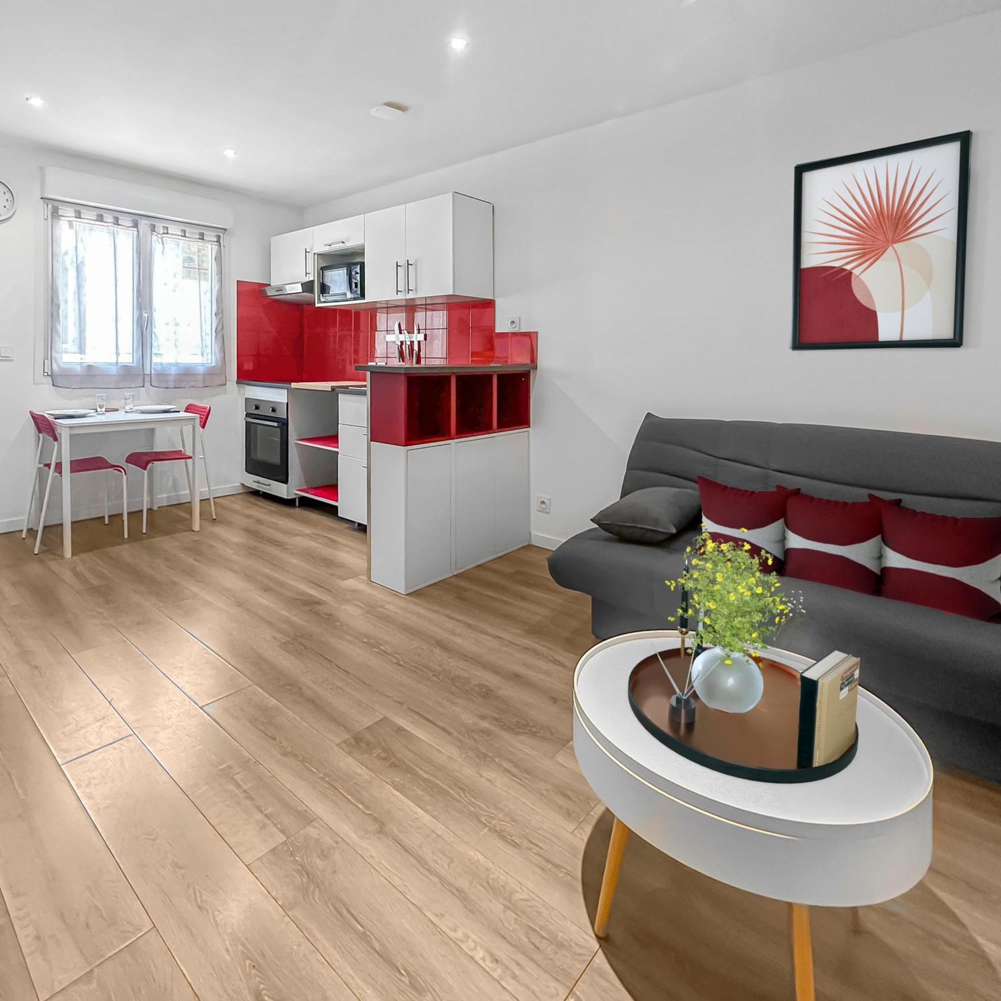 maison meublé 35m² Leyment Exterior foto